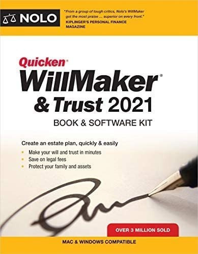 Libro: Quicken Willmaker & Trust 2021: Book & Software Kit