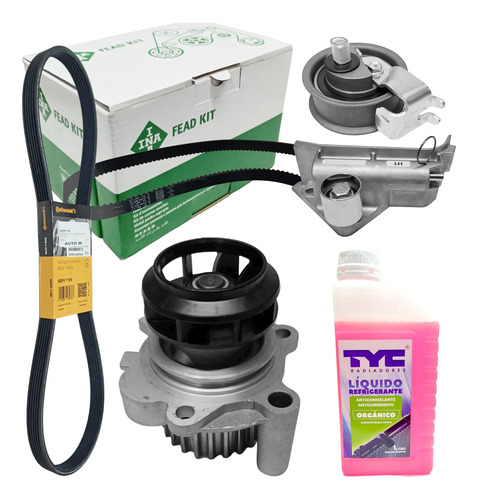 Kit Distribucion Bomba Poli V Bora Golf Bora Vw 1.8