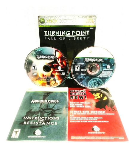 Turning Point Fall Of Liberty Steelbook Edition Xbox 360 (Reacondicionado)
