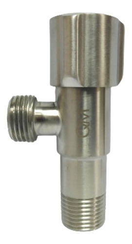 Llave De Arresto 1/2 X 1/2 Macho Acero Inoxidable