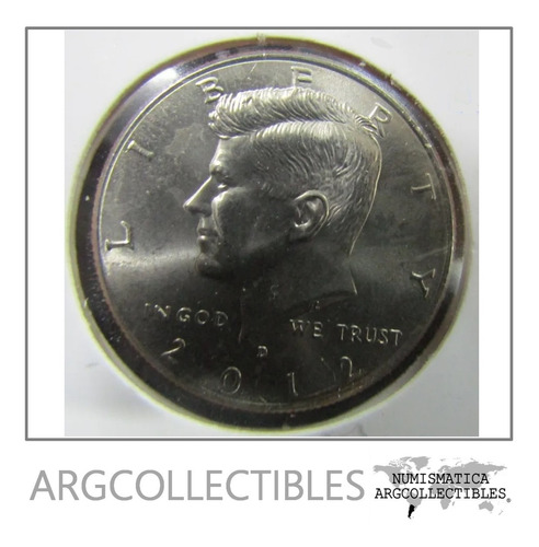 Usa Moneda 1/2 Dolar 2012 D Niquel Kennedy Unc