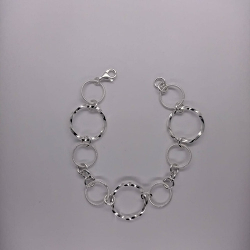 Pulsera De Mujer Plata 950 Argolla