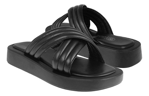 Sandalias Dama Furor 19523 Simipiel Negro