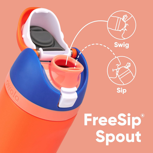 Owala Kids Freesip Botella De Agua Aislada De Acero Inoxidab
