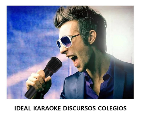 Microfono Profesional Inalambrico O Con Cable Ideal Karaoke