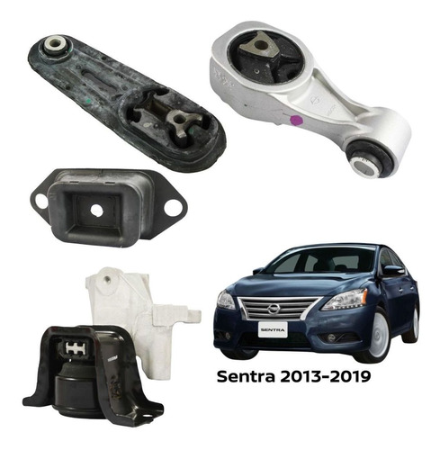 Kit Soportes Motor Y Transmision Sentra 2013-2019 Original