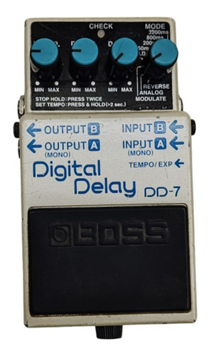 Pedal Boss Dd-7, Digital Delay