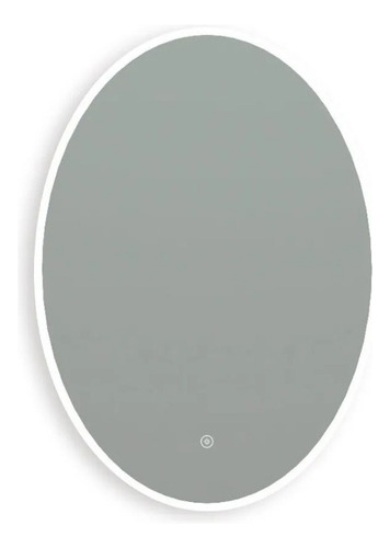 Espejo Ovalado Baño 70x50 Luz Led Perimetral Borde Pulido Color del marco Vidrio