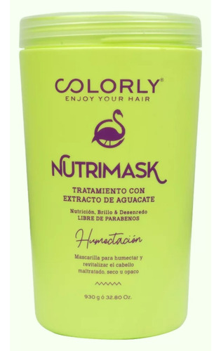 Tratamiento Colorly Nutrimask Con Extracto De Aguacate 930g