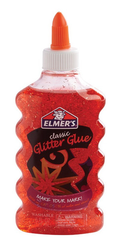 Pegamento Glitter Rojo 177ml Elmer's Para Manualidades