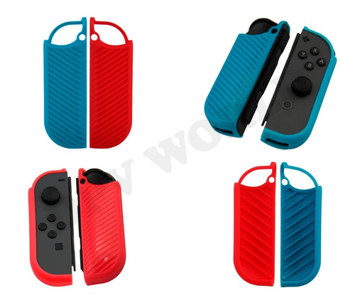Estuche Silicon Nintendo Switch Protector Botones Silicona