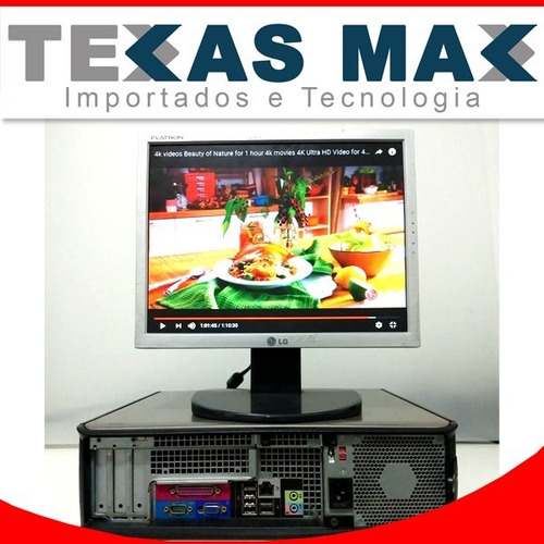 Imagem 1 de 4 de Computador Lenovo Core 2 Duo+ Monitor 15+ Teclado E Mouse