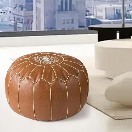 Mz Puf Sin Relleno, Cubierta De Cubos Bohemios Redondos