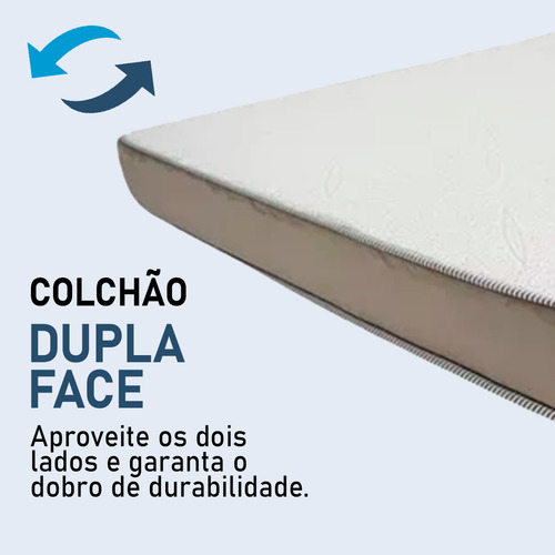 Colchão Box 1,38x1,88x0,17 Casal Bordado D33 A Vácuo Tecido Resistente