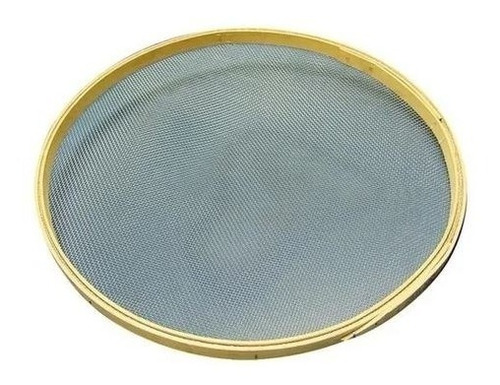 Imagem 3 de 10 de Kit 4 Peneiras Garimpo + Bateia Aço 54 Cm Ouro Diamante