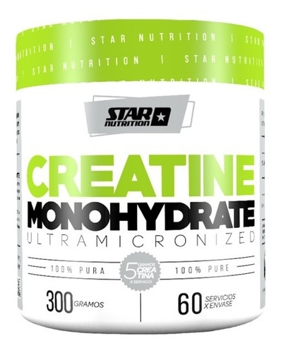 Creatina Monohidrato Eeuu Micronizada X 300gr-star Nutrition