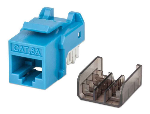 Jack Keystone Intellinet 772334 Cat6a Fastpunch Utp, Azul