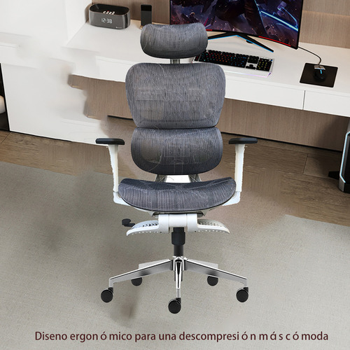 Silla De Oficina Ergonómica Transpirable Con Respaldo Ajustable