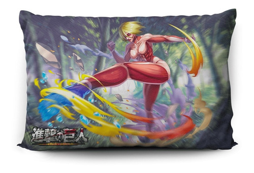 Imagen 2 de 5 de Funda Shingeki No Kyojin Attack On Titans 70x45cm Vudú Love
