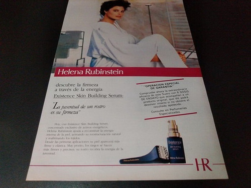 (pb912) Publicidad Clipping Building Serum Helena Rubinstein