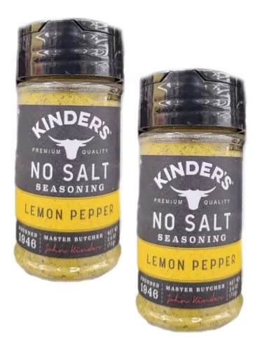 No Salt Lemon Pepper Seasoning - Kinders