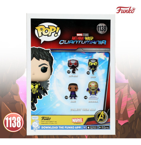 Funko Pop Ant Man And Wasp #1138 Chase Quantumania Original