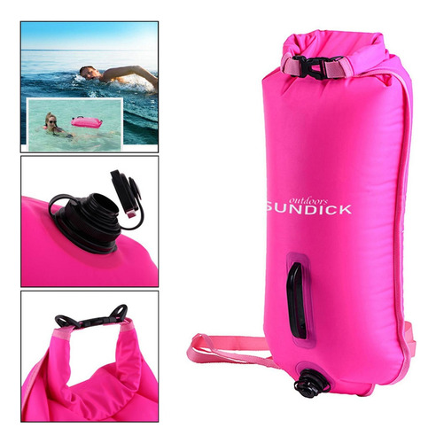Dispositivo De Flotación Para Natación En Aguas Fluo Rosy