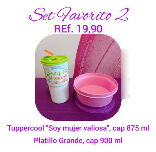 Set Favorito 2 Tupperware 