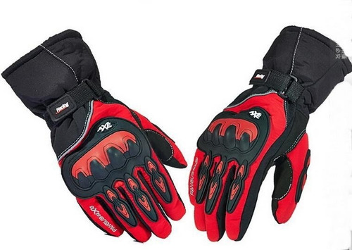 Guantes Con Protecciones De Invierno Para Moto Marca Axe