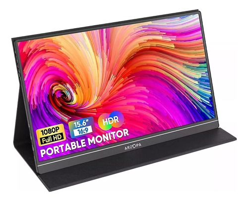 Monitor Pantalla Portatil 15.6  Gamut 1080p Hdr Ips Arzopa