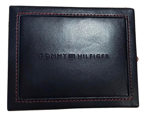 Carteira Tommy Hilfiger Ptmx000048 Couro Com Proteção Cartão