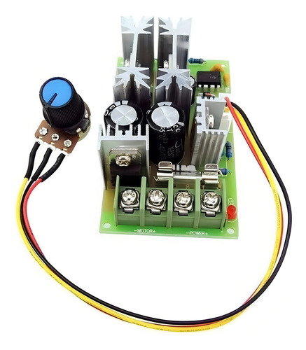 El Controlador De Velocidad Motor Dc Pwm Dc 10 V-60 V 20a