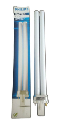 Lâmpada Compacta Master Pl-s 11w/827 2p Philips(kit C/2 Pçs) Luz Branco