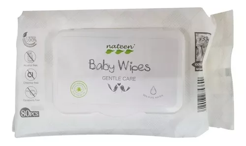 Pack de 9 Baby Water Wipes toallitas de bebé – 120 unidades cada una –  Ecleanchile