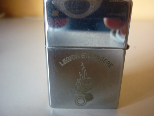 Encendedor Zippo De La Legión Extranjera Original Grabado. (Usado)