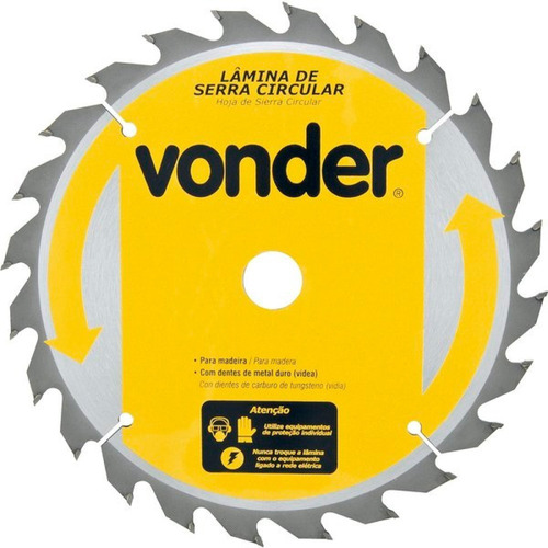 Disco De Serra Para Madeira 400 X 30 Mm 24 Dentes Vonder