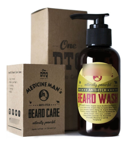 Onedtq Medicine Man's Picchy - Lavado De Barba De 4,7 Onzas