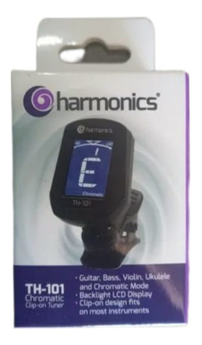 Afinador Clip Cromático Th-101 Harmonics