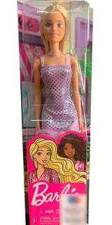 Barbie Glitz - Loira - Vestido Roxo Hjr93 - Mattel