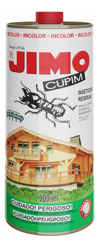 Protector Madera Jimo Cupim 0.9l Incoloro Termitas Polillas 