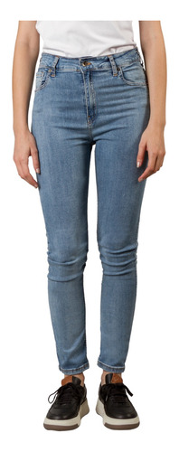 Pantalón De Jean Skinny Fit Mujer La Martina