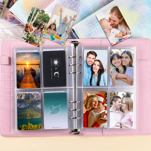 Jiqeznl ZE-TMKT-4P40-01 Folios A5 Transparentes Con 4 Divisiones 40u