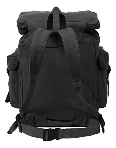 Mochila Europea Negra 20 X 13 X 7 Y Medio