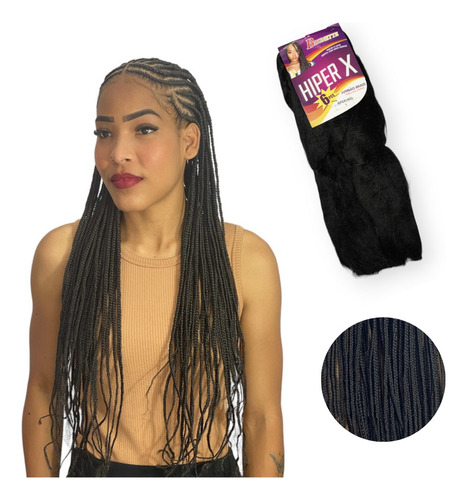 Jumbao Premium Hiper X Tranças-twist-box Braid 400gr+brinde