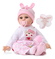 Comprar Muñecas Reborn Silicona 55cm Bebés Realista Muñeca Para Niña