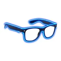 Comprar Lentes Led Neon Fiestas Electronica Rave Bodas Azul L24