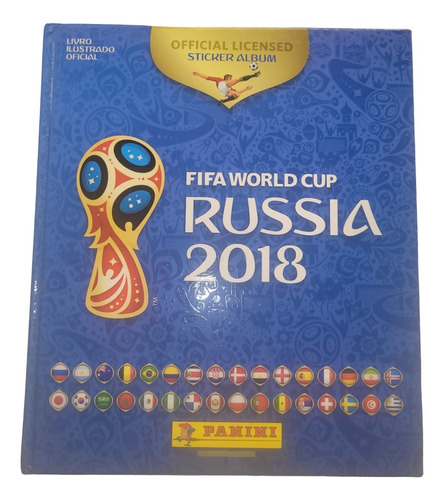Álbum Da Copa Do Mundo De 2018 - Completo - Capa Dura