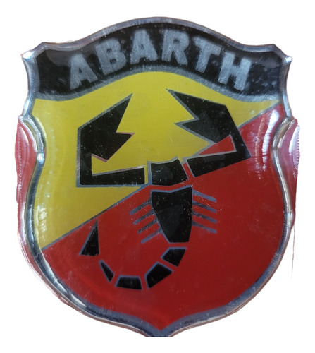 Insignia Fiat Abarth Resinado Autoadhesivo