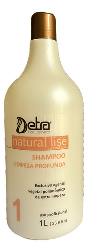 Shampoo Limpeza Profunda Natural Lise Detra Hair (passo1)1l