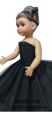 Muñeca Quinceañera Xv Negro